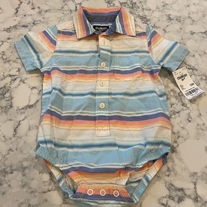NWT OshKosh B’Gosh Button-Front Bodysuit